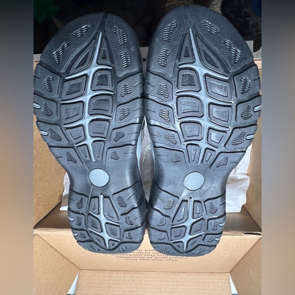 Black Leather Upper Sandals - Picture 2 of 5